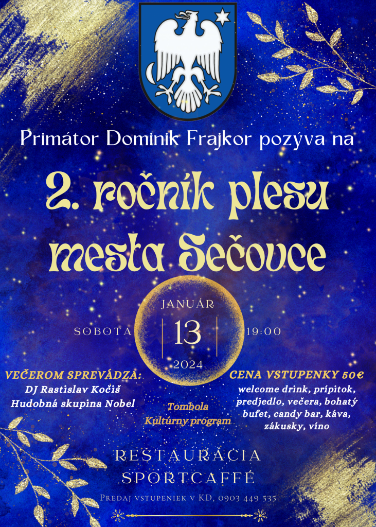 2.&nbsp;ročník plesu mesta Sečovce