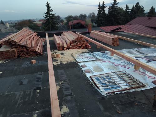 Rekonštrukcia strechy OÚ, október 2019